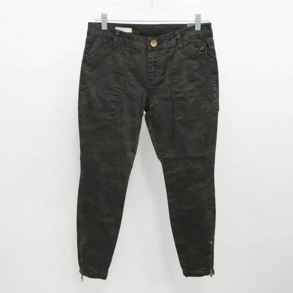 KUT From The Cloth Ankle Zip Skinny Jeans 4P Camo